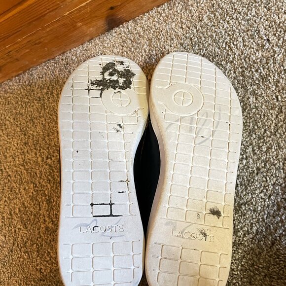 Lacoste Mens Graduate Black/White Sneakers size 13 - Picture 4 of 6